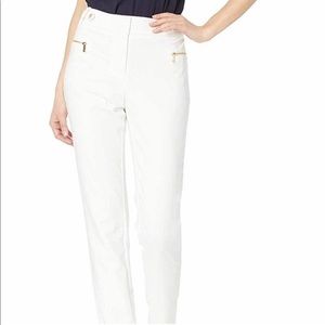 Calvin Klein White Straight Pant